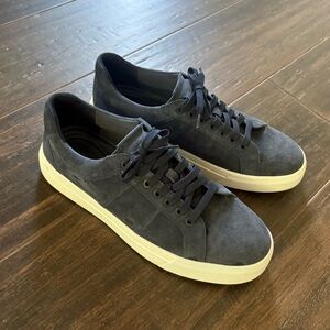 Vince Men's Blue Suede Sneakers